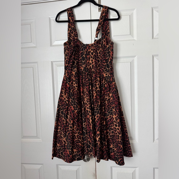 XL Pinup Couture Deadly Dames Leopard Print Vera Dress - Picture 3 of 6